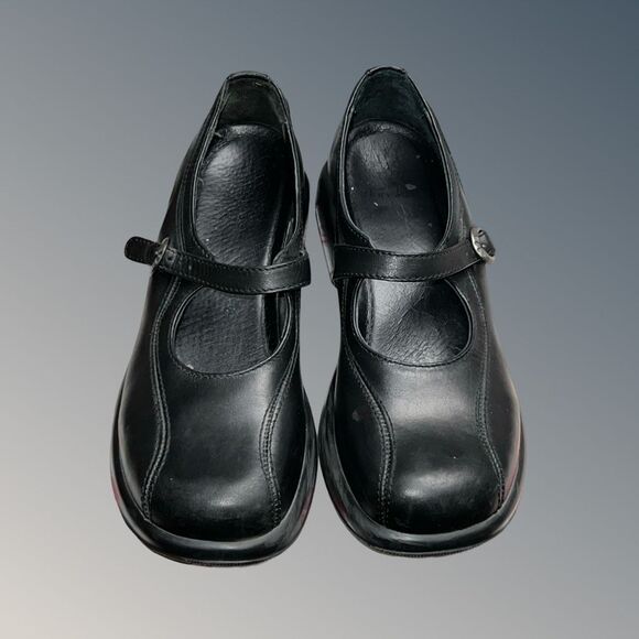 Dansko Mary Jane Black Leather Size 40 US 9 - Picture 2 of 8